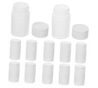 OSOLADY 24pezzi Contenitore Per Pillole Da Viaggio Hdpe Da Bottiglie Con Tappi Antileak Organizer Per Medicinali Portatile e Resistente Per Capsule e Compresse