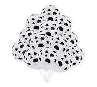 OSOLADY 25 Palloncini Stampa di Mucca per Feste, Lattice Spesso e Resistente, Decorazioni per Compleanni, Shower e Feste a Tema Cowboy