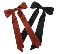 OSOLADY 2pezzi Fermacapelli Becco D'anatra Decorazione a Nastro Realizzati in Tessuto e Metallo Leggeri e Sicuri Per Uso Quotidiano e Occasioni Speciali Come Feste e Compleanni Adatti Per