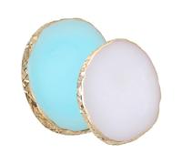 OSOLADY 2pezzi Palette Per Nail Art in Resina Di Palette Per Miscelare Smalti Per Unghie Per Miscelare i Colori Per Manicure