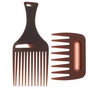 OSOLADY 2pezzi Pettini Per Parrucchieri Pettine Denti Larghi e Pettine Per Texture Per Stili Di e Massaggio Del Capelluto Accessorio Per Barberia e Bellezza