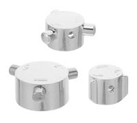 OSOLADY 3 pezzi di ricambio per la maniglia del rubinetto della doccia - Manopola di controllo del flusso deviatore 22# 26# 33# - Maniglia dello stelo della valvola, manopole valvola miscelatrice