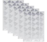 OSOLADY 3 Sacchetti di Pad per Colla Ciglia Monouso in Carta Alluminizzata a Forma di Cuore, Portatile Funzione Ritardante, per Laminazione Ciglia a Casa e Saloni Professionali
