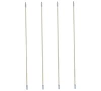 OSOLADY 4 pezzi Aste Flessibili per Pulizia Canna Fumaria Spazzole Rotanti Leggere per Canna Fumo Strumenti Pratici per Rimozione Depositi Ostinati Adatti Curve Strette e Pulizia