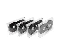 OSOLADY 4 pezzi Confezione Cassette Audio Vuote Minuti per Registrazioni Didattiche e Messaggi DIY Nastro Standard Durevole per Lezioni Party Retrò e Registrazioni