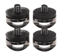 OSOLADY 4 Pezzi Viti a Cinghia Rondella per Fotocamera, Vite Anello per Tracolla e Cinturino da Polso, Accessori di Montaggio Compatibili per Fotocamere, Treppiedi e Teste a Sfera,