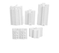 OSOLADY 5 pezzi di edifici residenziali in miniatura - Mini case modello in scala 1:500 - Case modello di città per diorami da tavolo di sabbia, forniture per diorami per delle bambole