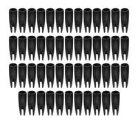 OSOLADY 50 Pezzi di cocche per frecce da tiro con l' - Inserti per Compound ID 8mm/0.31" Cocche per frecce in plastica per tiro Fai da Te, Caccia, Nero