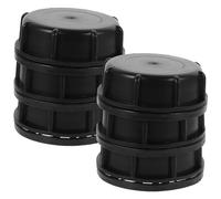 OSOLADY 6 Pezzi Tappi Per Lattine a Filettatura Grossa Neri, Tappi Di Ricambio Per Taniche Carburante Compatibili Secchi, Coperchi Sigillanti Traspiranti Per Uso Industriale e Domestico