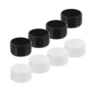 OSOLADY 8 Pezzi Anelli in Silicone Antiscivolo per Impugnature Racchette Assorbitori Vibrazioni per Tennis Badminton Pickleball e Mazze da Baseball Copri Manico Tacky Grip