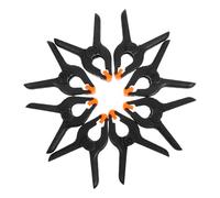 OSOLADY 8pezzi Clip in Nylon Resistenti per Supporto per Sfondo Fotografico Clip Molla per Fondale Pesante per Lavoro Manuale e Fotografia