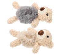 OSOLADY Accessori per Chioma da Ragazza 2 Pezzi Fasce Elastiche in Peluche a Forma di Orso Anelli per Chioma Leggeri e Morbidi per e Occasioni Speciali