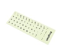 OSOLADY Adesivo Per Tastiera Multiuso Adesivo Luminoso Per Tastiera Con Lettere Decalcomania Per Tastiera Inglese Per Laptop E Desktop