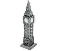 OSOLADY Architettonico in Lega del Big Ben Forma Classica, Alta Durabilità e Resistente, Soprammobile Elegante per Decorazione Casa e Layout Scene