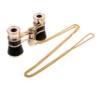 OSOLADY Binocolo Tascabile da Esterno Mini con Catena, Compatto e Portatile per Adulti, Design Elegante Nero, per Concerti, Teatro e Viaggi All’aperto