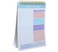 OSOLADY Blocchetto da Scrivere con Lista To Do e Memo per Programmazione Giornaliera Taccuino Rigato Portatile per Ufficio e Casa Planner Strappabile Blu per Agenda Organizzata