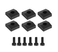 OSOLADY Blocchi di Bloccaggio in Ferro con Viti Esagonali per Chitarra Elettrica Doppio Bilanciere, Morsetti con Dado per Ponte Tremolo, Set 6 Pezzi Compatibile Accessori Strumenti