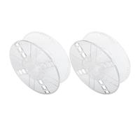 OSOLADY Bobina di Plastica Trasparente Vuota da 1 Kg Set 2 Pezzi Bobine Cave Leggere per Stampante 3D Accessori per Avvolgimento Filo Albero Stabile per Appassionati e Uso Efficiente