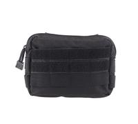 OSOLADY Borsa Tattica Da Cintura Mimetica Nera in Nylon, Custodia Per Cellulare e Porta Attrezzi Per Attività Outdoor e Campeggio