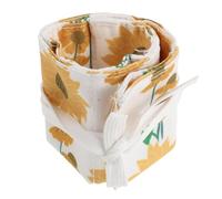 OSOLADY Borsetta porta oli essenziali, pochette in tela con 6 scomparti per flaconi da 15 ml, 10 ml e 5 ml, borsa organizer da viaggio per oli profumati e presentazione.