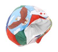 OSOLADY Cappello da festa a tema calcio - Cappello di peluche a tema calcio per e celebrazioni del giorno della partita 2026 - Copricapo da USA/Messico/Canada - Divertente accessorio fotografico a