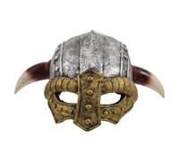 OSOLADY Cappello vichingo con corna di toro per bambini, decorazione per elmo da cavaliere medievale, cappello da guerriero medievale per giochi di ruolo e foto di scena.