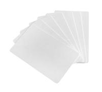 OSOLADY Carte Pvc Bianco 100 Pezzi per Controllo Accessi Chip Ic Contatto, Resistente All'acqua, Texture Confortevole per Lavoro e Hotel