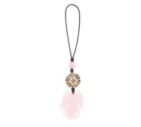 OSOLADY Catena Ornamento per Volpe Calcedonio e Cellulare in a Forma come Viola, Leggera Versatile, Decorazione Creativa da Appendere a Borse Colore Casuale Smartphone