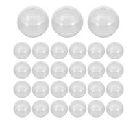OSOLADY Confezione da 100 palline per distributori automatici di gomme da masticare, contenitori rotondi in plastica per distributori automatici, palline vuote trasparenti riempibili da 28 mm/1,1
