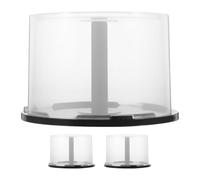 OSOLADY Contenitore per CD e Dvd da 3 Pezzi, Organizer Vuoto in Plastica Resistente con Coperchio, Capacità 50 Dischi, Design Compatto Salvaspazio per Casa e Viaggio