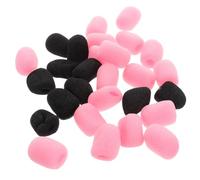 OSOLADY Copertura in Schiuma per Microfono Auricolare e Cuffia, Set 30 Pezzi Rosa e Nero, Protezione Antirumore ad Alta Densità per Discorsi, Registrazioni e Uso Professionale