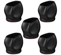 OSOLADY Copriruote Protezioni per Sedie 5 Pezzi Tazze per Rotelle per Sedia da Ufficio Adatte a Diverse Dimensioni e Tipi di Ruote per Pavimenti Sensibili