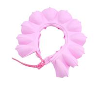 OSOLADY Cuffia da Bagno per Ragazzo Ragazza in Materiale Tpe Morbido, Regolabile Protezione Orecchie Contro Shampoo, per Bagnetto e Shower, Colore Rosa