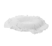OSOLADY Cuscino per Viso da Lettino da Massaggio Rotondo Bianco, Supporto Comodo Prono per Spa e Saloni Professionali, Cuscino Massaggiante per Collo e Trattamento Viso