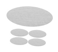 OSOLADY Diffusore Copertura Resistente e Versatile per Plafoniera Rotondo 5 Pezzi Argento per Lampade da Soffitto, per Uso Interno e Ambienti Relax