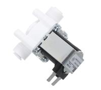 OSOLADY Elettrovalvola 1/4" 24v per Ingresso Acqua, Valvola Normalmente Chiusa per Distributore e Depuratore D’acqua, Installazione Rapida Collegamento Polarità, Compatibile Lavatrice