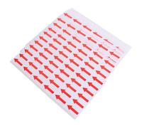 OSOLADY Etichette Adesive Freccia Rossa 500 Pezzi Indicatori verso l'Alto per Ambienti Commerciali e Hotel