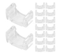 OSOLADY Forcine per Chioma in Plastica Trasparente Forma a U 100 Pz per Bigiotteria Fai da Te e Acconciature Creative