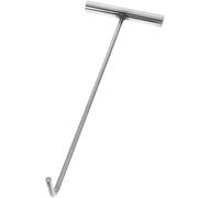OSOLADY Gancio Attrezzo Pesante in Inossidabile T-shape per Chiusino Resistente e Facile da Usare per Sollevamento Coperture Tombino Argento