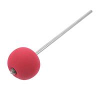 OSOLADY Martello Battente Pedale Grancassa Rosso Testa in Schiuma Morbida, Battitore Calcio Tamburo per Batteria, Accessorio Percussioni per Musicisti e Spettacoli Live