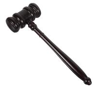 OSOLADY Martello da Giudice in Legno Liscio Martelletto D’asta Suono Forte per Riunioni e Vendite All’asta, Martello Tribunale Pratico e Resistente Adatto a Ufficio e Studi Legali