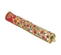 OSOLADY Mezuzah Decorativa in Metallo con Rotolo per Ebraica Decorazione Sacra Casa Design Unico e Dettagliato per Hanukkah