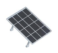 OSOLADY Modello di pannello solare finto, micro accessorio per diorama, mini pannello fotovoltaico per decorazione di vasi per piante grasse, delle fate, tavoli da gioco con la sabbia e case delle