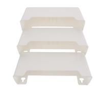 OSOLADY Organizer da Parete in Plastica Resistente, Portadocumenti A5 Sospeso 3 Scomparti, Portariviste e Porta Posta per Ufficio e Studio, Soluzione Salvaspazio per Buste e Cataloghi