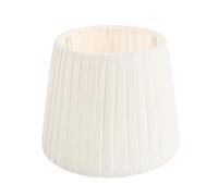 OSOLADY Paralume: Paralume in tessuto plissettato bianco per lampade da tavolo - Piccolo coprilampada per lampade da terra, a sospensione da comodino - Attacco a ragno, 7,09x5,51x5,12 pollici