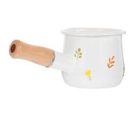 OSOLADY Pentolino per Latte Piccolo Smaltato Multiuso per Scaldare Latte e Preparare Salse in Cucina