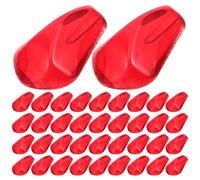 OSOLADY Perline di Melograno Realistico in Vetro Rosso 100 Decorazioni Versatili per Esposizioni Domestiche e Vetrine Minimaliste