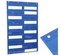 OSOLADY Portadocumenti da Parete Trasparente Tasche Sospese, Borsa Portaoggetti per Ufficio e Scuola, Organizer da Appendere per Insegnanti e Uso Domestico, Facile da Installare