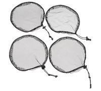 OSOLADY Retine Elastiche per Chioma 4 Pezzi, Calotte per Parrucche Traspiranti e Morbide, Rete Elastica per Coda di Cavallo e Chignon, Accessori per Acconciature Quotidiane