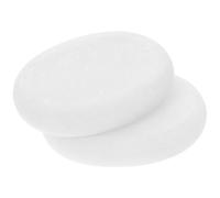 OSOLADY Set 2 Pietre da Massaggio in Marmo Bianco per Uomini e Donne con Superficie Liscia Ideali per Relax a Casa e Spa